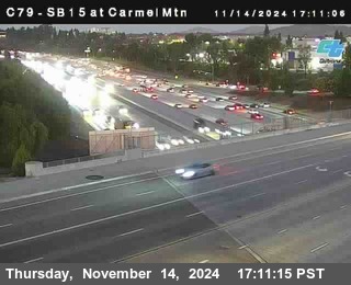 NB 15 at Carmel Mountain Rd.