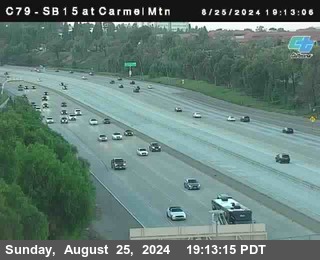 NB 15 at Carmel Mountain Rd.