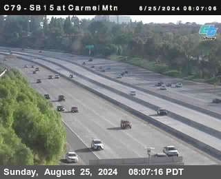 NB 15 at Carmel Mountain Rd.