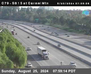 NB 15 at Carmel Mountain Rd.