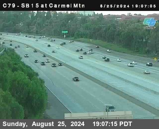 NB 15 at Carmel Mountain Rd.