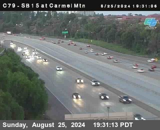 NB 15 at Carmel Mountain Rd.