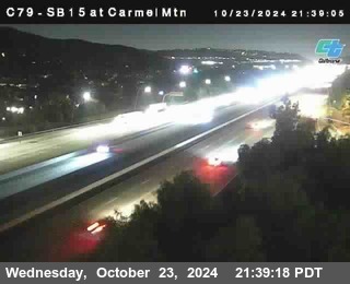 NB 15 at Carmel Mountain Rd.