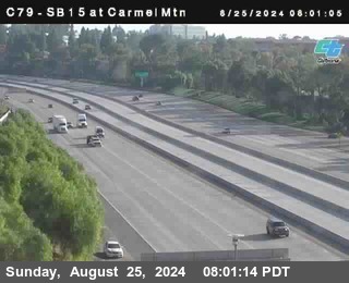 NB 15 at Carmel Mountain Rd.