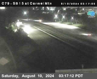 NB 15 at Carmel Mountain Rd.