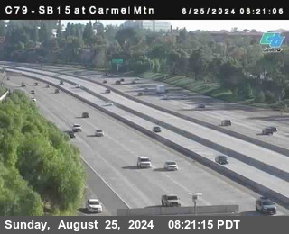 NB 15 at Carmel Mountain Rd.