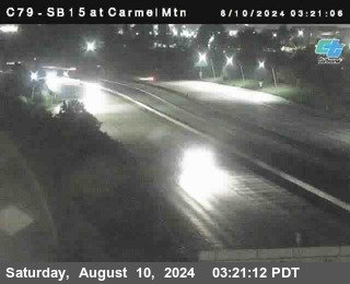 NB 15 at Carmel Mountain Rd.