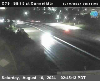 NB 15 at Carmel Mountain Rd.