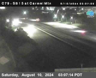 NB 15 at Carmel Mountain Rd.