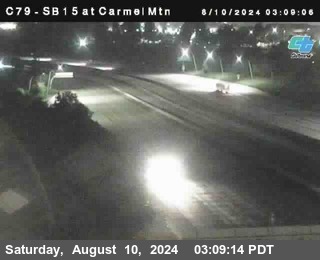 NB 15 at Carmel Mountain Rd.