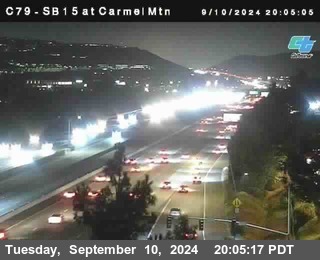 NB 15 at Carmel Mountain Rd.