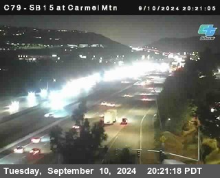 NB 15 at Carmel Mountain Rd.