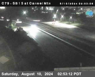 NB 15 at Carmel Mountain Rd.