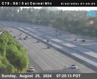 NB 15 at Carmel Mountain Rd.