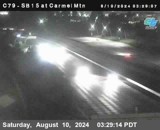 NB 15 at Carmel Mountain Rd.