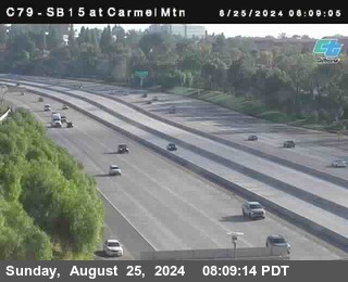 NB 15 at Carmel Mountain Rd.