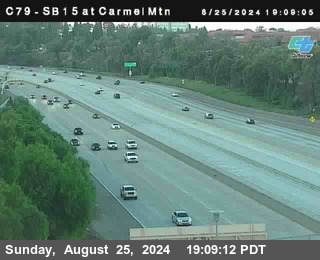 NB 15 at Carmel Mountain Rd.