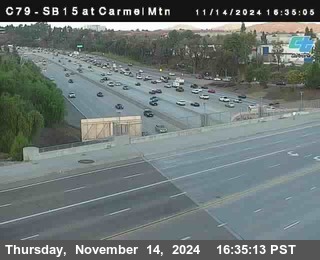 NB 15 at Carmel Mountain Rd.