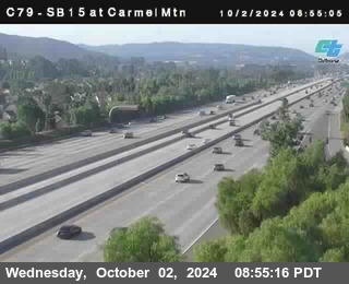 NB 15 at Carmel Mountain Rd.