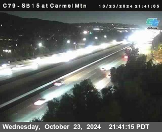 NB 15 at Carmel Mountain Rd.