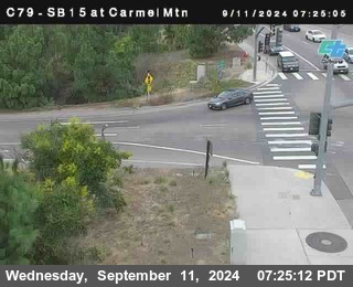 NB 15 at Carmel Mountain Rd.