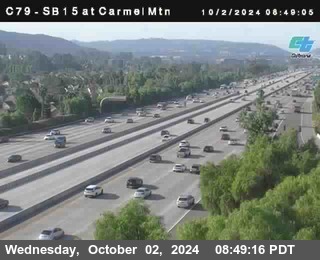 NB 15 at Carmel Mountain Rd.