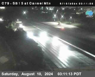 NB 15 at Carmel Mountain Rd.