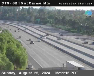 NB 15 at Carmel Mountain Rd.