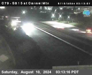 NB 15 at Carmel Mountain Rd.