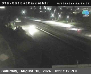 NB 15 at Carmel Mountain Rd.