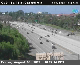 NB 15 at Carmel Mountain Rd.