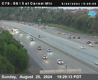 NB 15 at Carmel Mountain Rd.