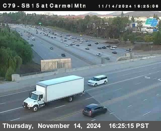 NB 15 at Carmel Mountain Rd.