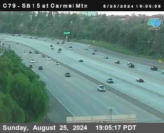 NB 15 at Carmel Mountain Rd.