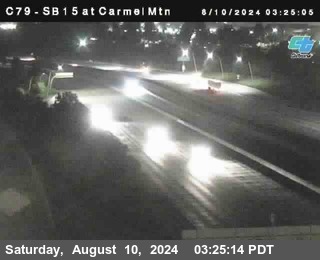 NB 15 at Carmel Mountain Rd.