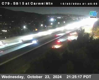 NB 15 at Carmel Mountain Rd.