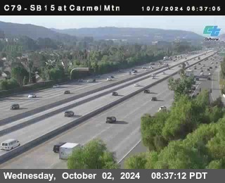 NB 15 at Carmel Mountain Rd.