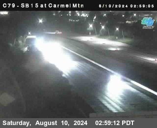 NB 15 at Carmel Mountain Rd.