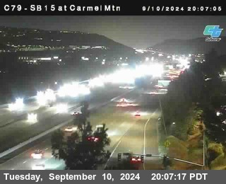 NB 15 at Carmel Mountain Rd.