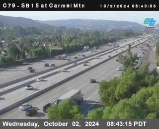 NB 15 at Carmel Mountain Rd.