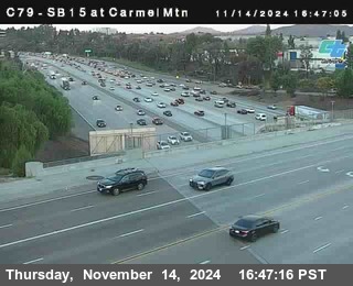 NB 15 at Carmel Mountain Rd.