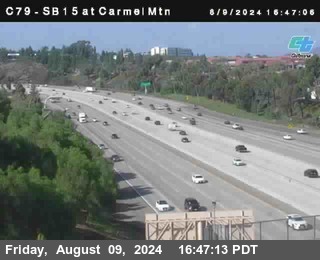 NB 15 at Carmel Mountain Rd.