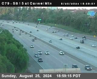 NB 15 at Carmel Mountain Rd.