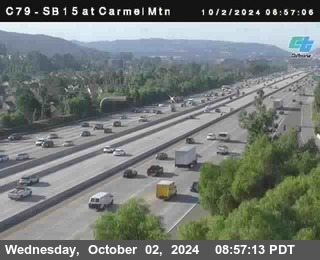 NB 15 at Carmel Mountain Rd.