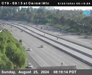 NB 15 at Carmel Mountain Rd.