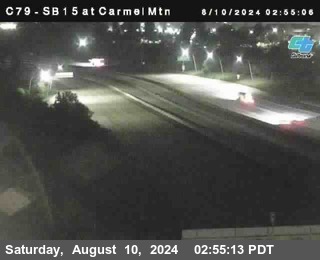 NB 15 at Carmel Mountain Rd.