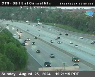 NB 15 at Carmel Mountain Rd.