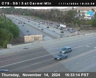 NB 15 at Carmel Mountain Rd.