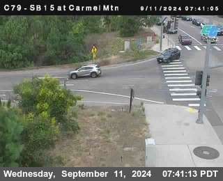 NB 15 at Carmel Mountain Rd.