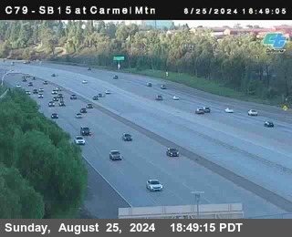 NB 15 at Carmel Mountain Rd.